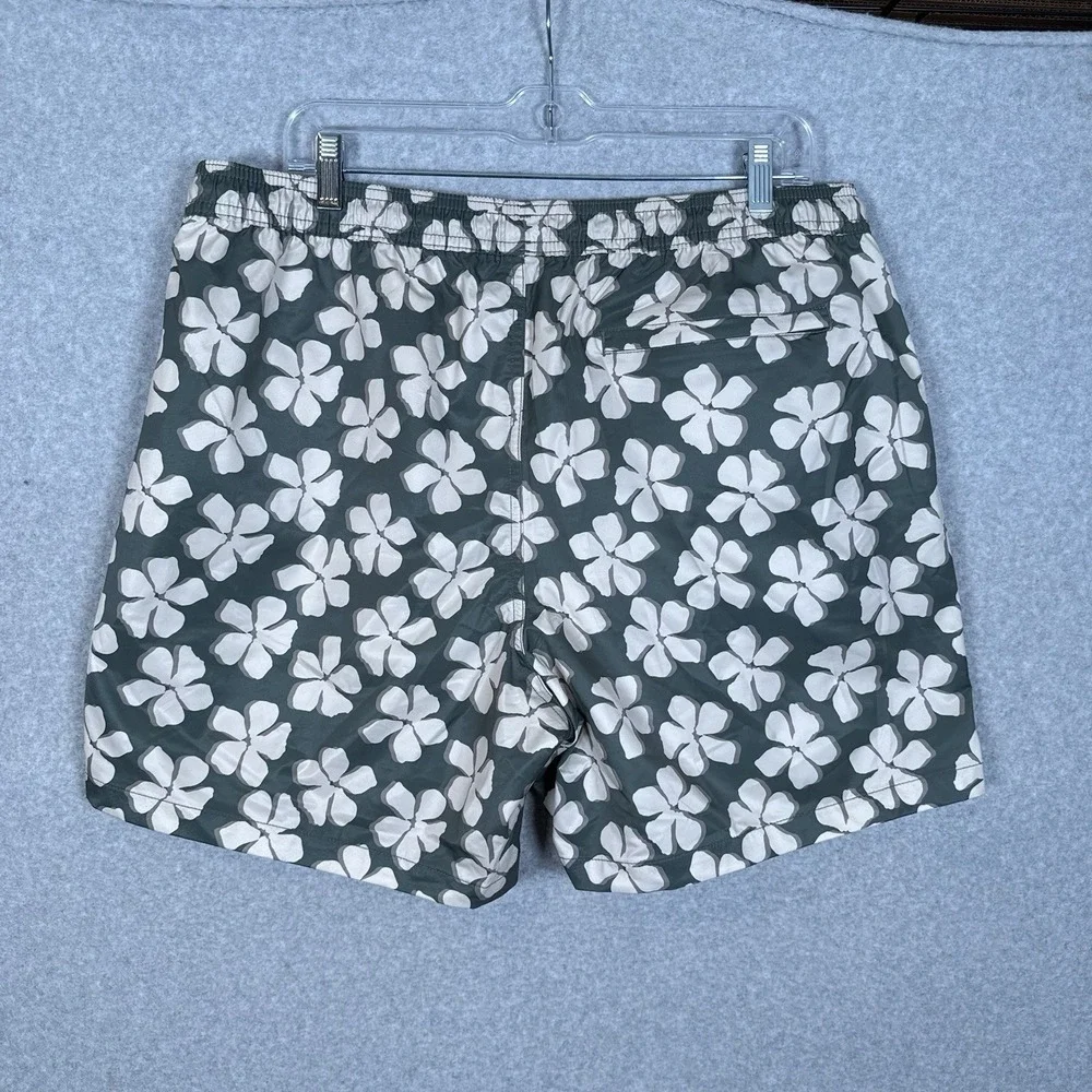 Chubbies‎ Shorts Mens XL Green Hawaiian Lined Swim Summer 5